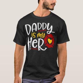 Der Tag der Feuerwehrväter Daddy ist mein Heldenge T-Shirt