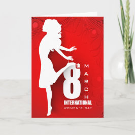 Der Tag der internationalen Frauen Karte