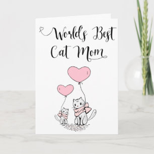 Der Tag der Mutter der besten Cat-Mama der Welt Karte