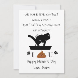 Der Tag der Mutter/des Vaters Dankeskarte