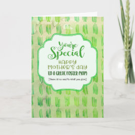 Der Tag der Mutter zu einer speziellen PflegeMama Karte