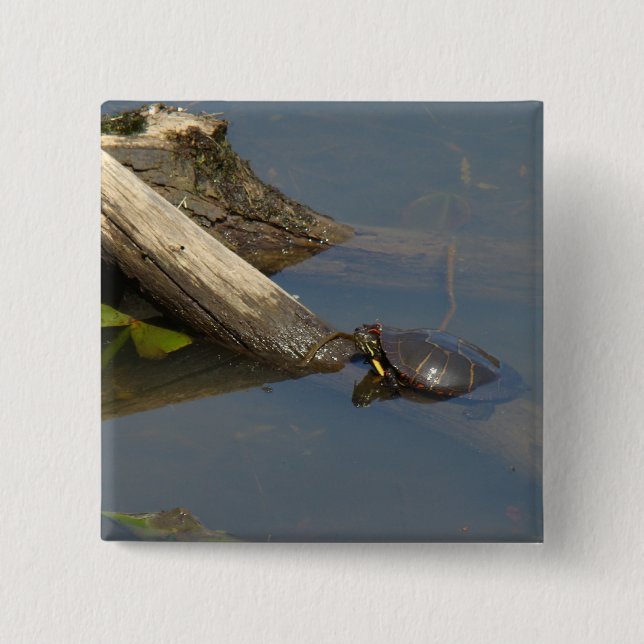 Der Tag der Schildkröte Button (Vorderseite)