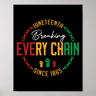 Der Tag der schwarzen Freiheit im Jungsteinzel bri Poster