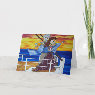 Der Tag der toten berühmten Liebhaber vom Karte