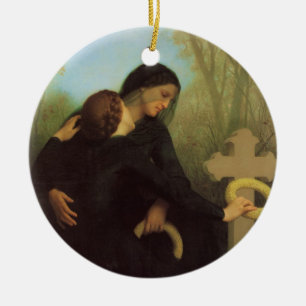 Der Tag der Toten durch William Adolphe Bouguereau Keramik Ornament