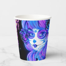 Der Tag der Toten mit dem glühenden Party