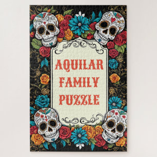Der Tag der Toten Schädel   Dia De Los Muertos Puzzle