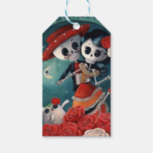 Der Tag der toten Skeleton Liebhaber Geschenkanhänger