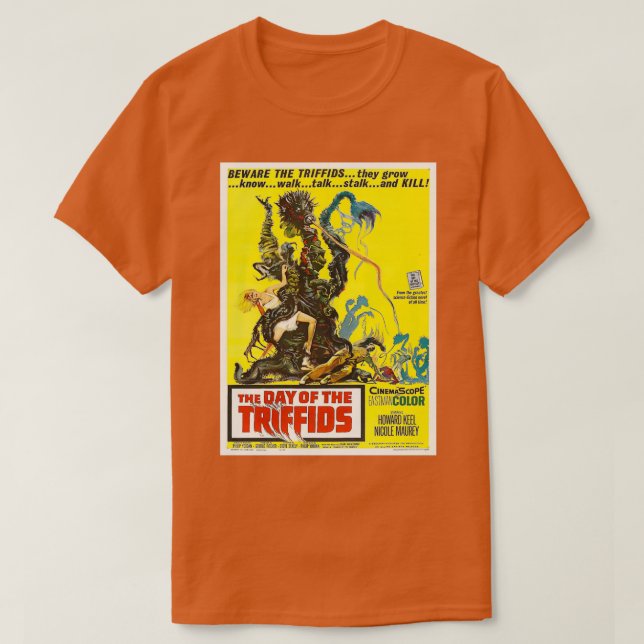 Der Tag der Triffids  T-Shirt (Design vorne)
