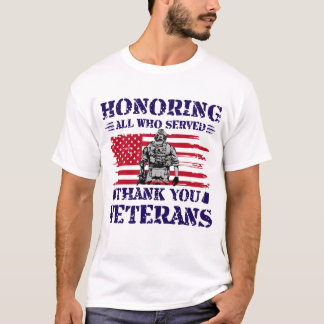 Der Tag der US-Kriegsveteranen ehrt alle, die in d T-Shirt