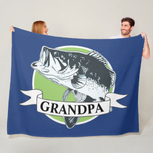 Der Tag des Großvater-Barschangeln-Großvaters Fleecedecke