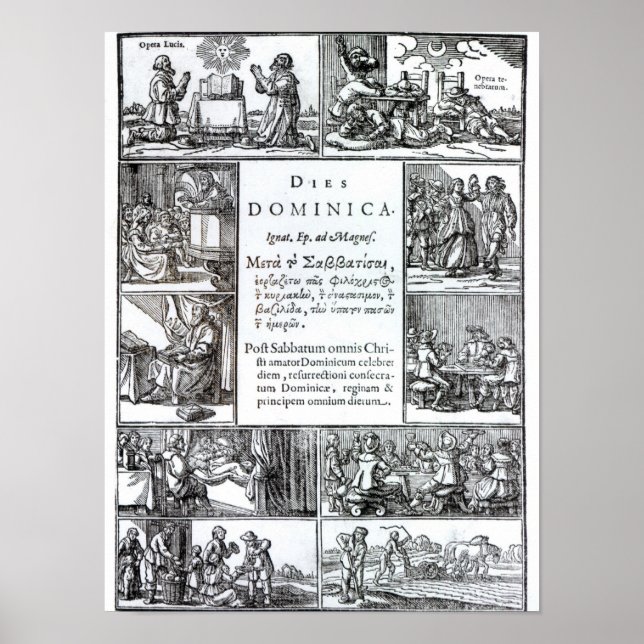 Der Tag des Herrn, 1639 Poster (Vorne)