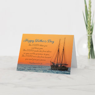 Der Tag des inspirierenden Vaters, der Herr segne Karte