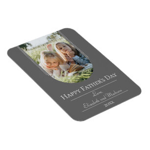 Der Tag des modernen Fotos   Grau Magnet