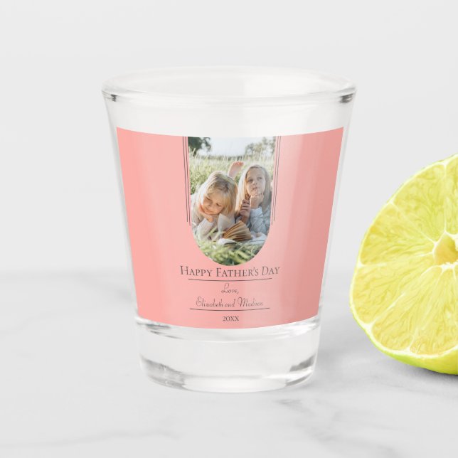 Der Tag des modernen Fotos | Korallen Schnapsglas (Vorderseite)