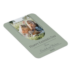 Der Tag des modernen Fotos   Sage Green Magnet