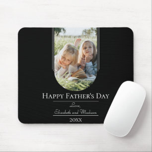 Der Tag des modernen Fotos Schwarz Mousepad