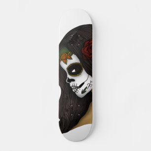 Der Tag des Toten Mädchen Skateboard