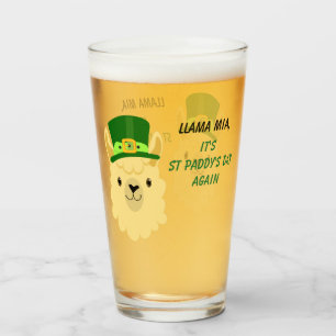 Der Tag Lama Mia St.-Paddys Glas