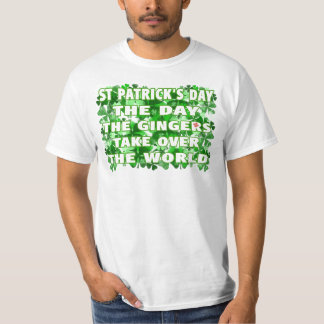 Der Tag übernehmen die Ingwer die Welt T-Shirt