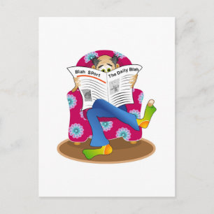 Der tägliche Blah! Postkarte