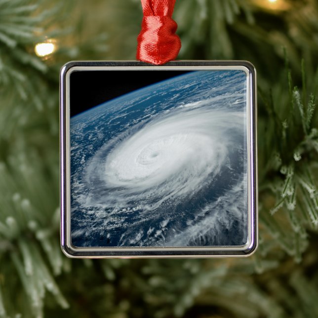 Der Taifun Hinnamnor. Ornament Aus Metall (Baum)