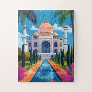 Der Taj Mahal. Agra, Indien. Puzzle