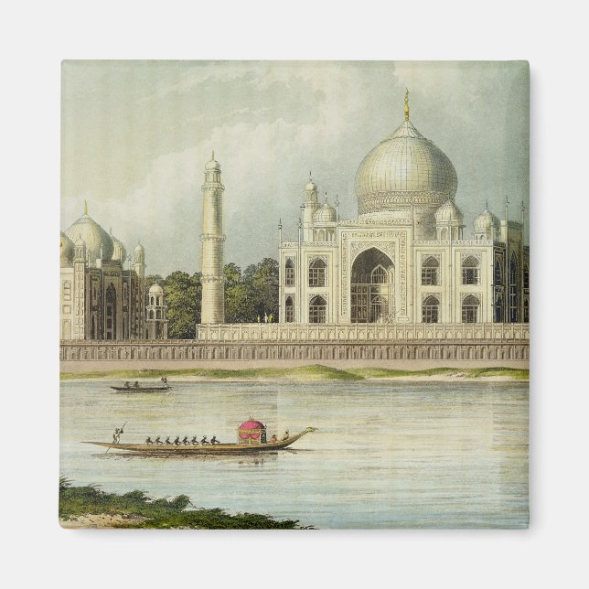 Der Taj Mahal, Grab des Kaisers Shah Jehan und Magnet (Vorne)
