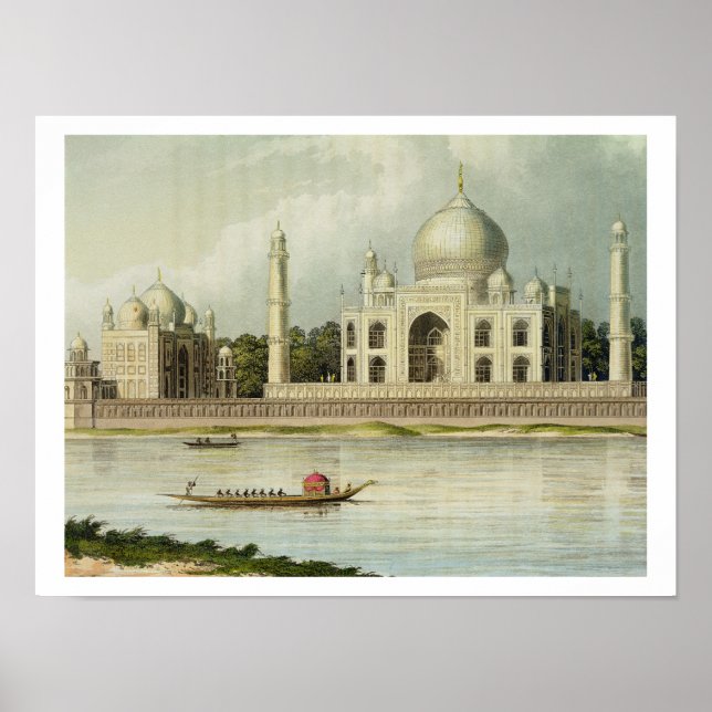 Der Taj Mahal, Grab des Kaisers Shah Jehan und Poster (Vorne)
