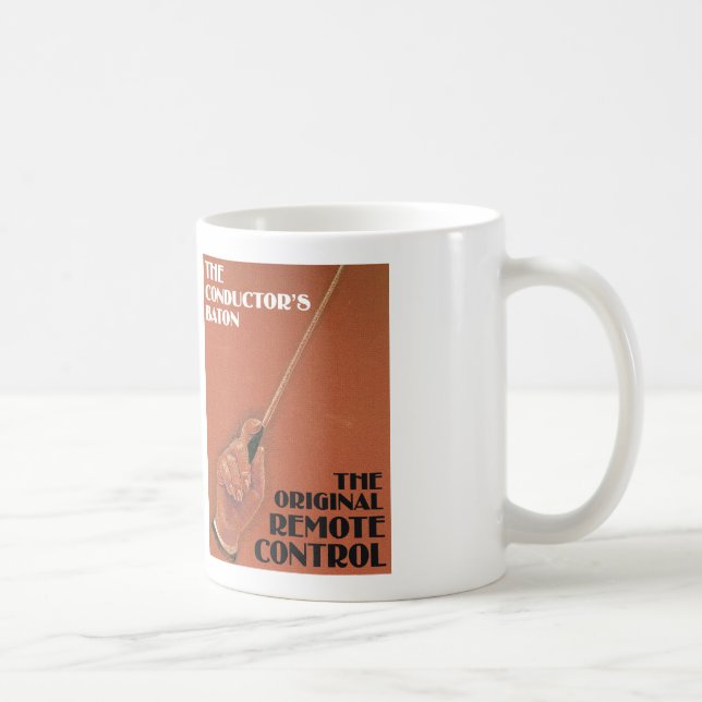 Der Taktstock des Leiters Tasse (Rechts)