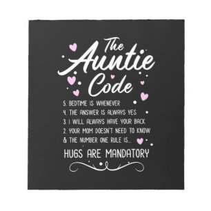 Der Tante-Code Notizblock