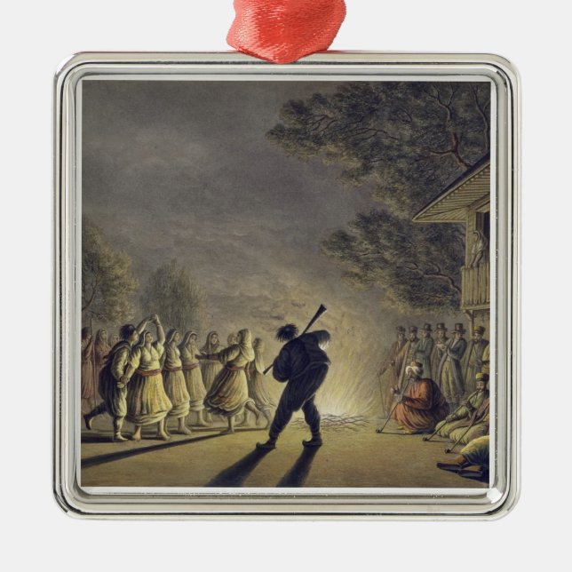 Der Tanz der bulgarischen Bauern, Kneipe. durch Silbernes Ornament (Vorne)