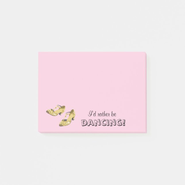 Der Tanz der Frauen beschuht mich würde vielmehr Post-it Klebezettel (Vorderseite)