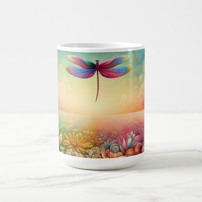 Der Tanz der Libelle - Kaffeetasse (Mittel)