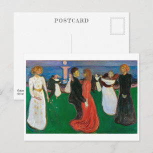 Der Tanz des Lebens Edvard Munch Postkarte