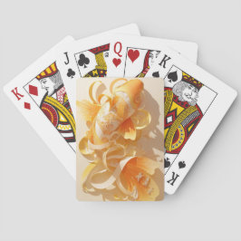 Der Tanz des Papiers Goldfish Spielkarten