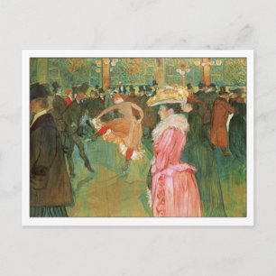 Der Tanz von Henri Toulouse-Lautrec Postkarte