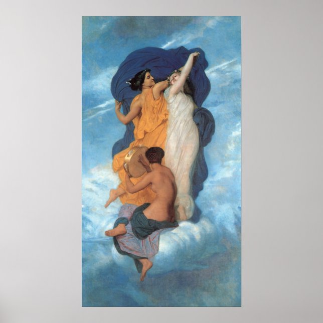 Der Tanz von William-Adolphe Bouguereau Poster (Vorne)