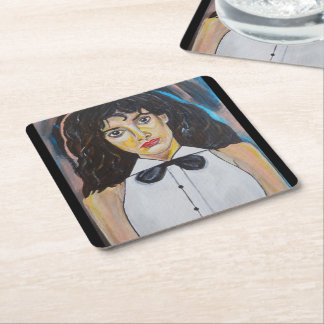 Der Tänzer Gemälde von Alfred Fox Rechteckiger Pappuntersetzer