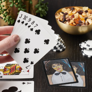 Der Tänzer Gemälde von Alfred Fox Spielkarten