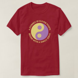 Der Tao des Pickleball | Lustiges Yin Yang Pickleb T-Shirt