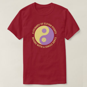 Der Tao des Pickleball   Lustiges Yin Yang Pickleb T-Shirt
