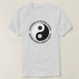 Der Tao des Pickleball | Lustiges Yin Yang Pickleb T-Shirt