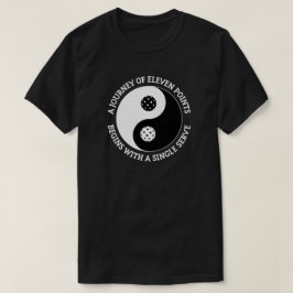 Der Tao des Pickleball | Lustiges Yin Yang Pickleb T-Shirt