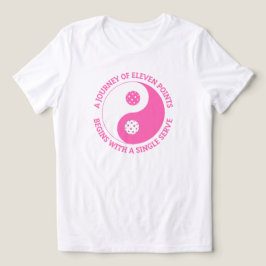 Der Tao des Pickleball | Lustiges Yin Yang Pickleb Tri-Blend Shirt