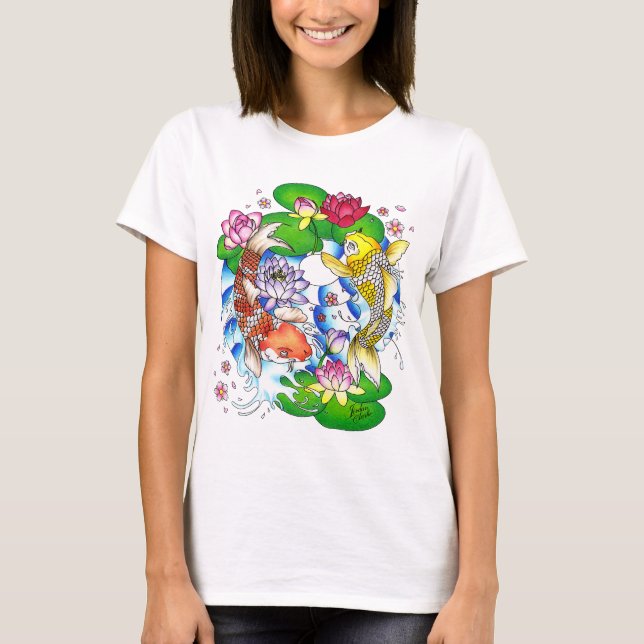 Der Tao von Koi T-Shirt (Vorderseite)