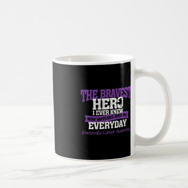 Der tapferste Heldenbeobachter über mir Bauchspeic Kaffeetasse (Rechts)