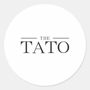 Der Tato - Ukrainischer Vater aus der Ukraine  Runder Aufkleber