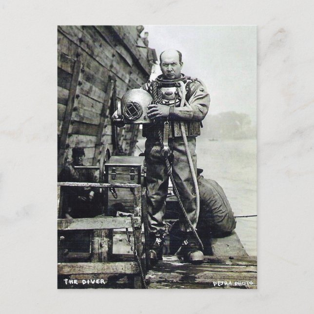 Der Taucher Postkarte (Vorderseite)