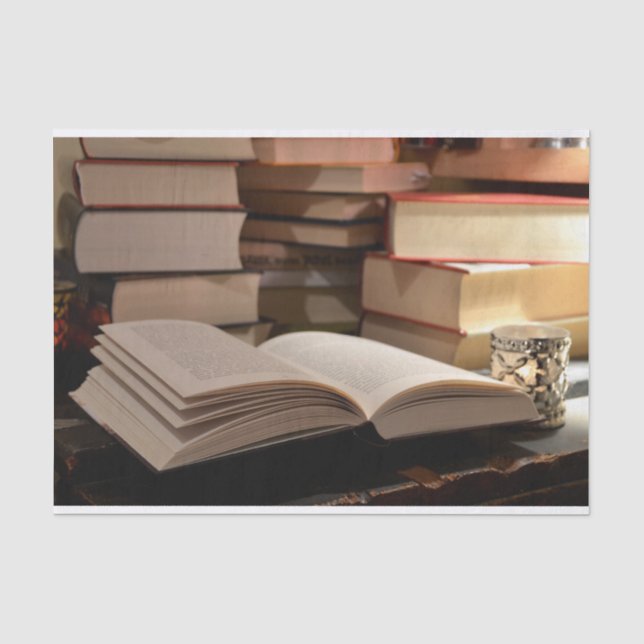 Der TBR Buch-Stapel Seidenpapier (Vorderseite)